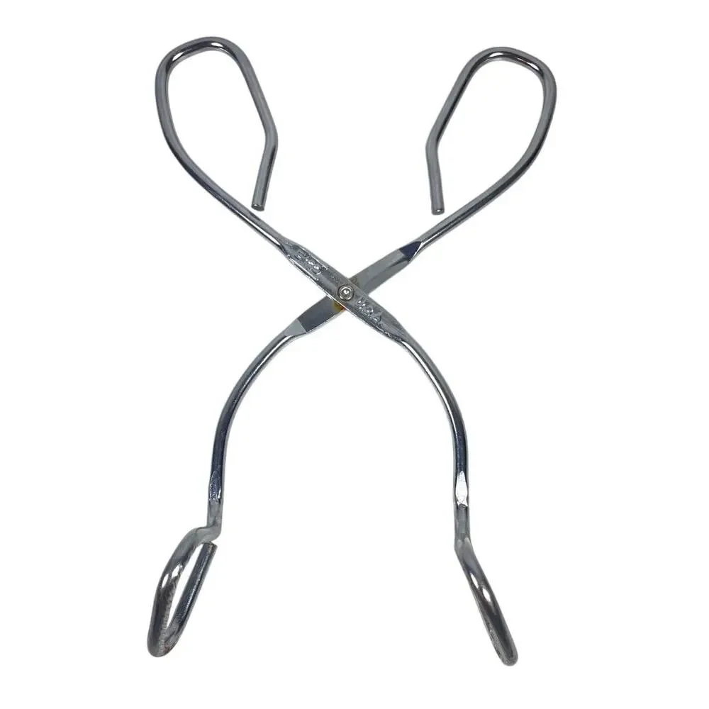 ECKO Kitchen Tongs Stainless Steel Cooking Grab Grasp Flip Utensil Vintage 8